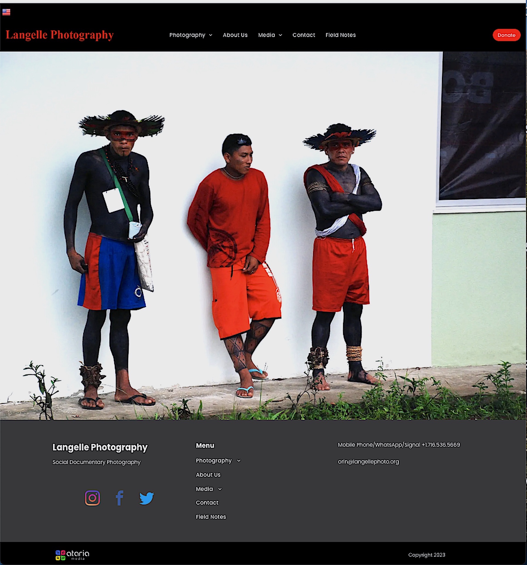 Langelle Photography website launch