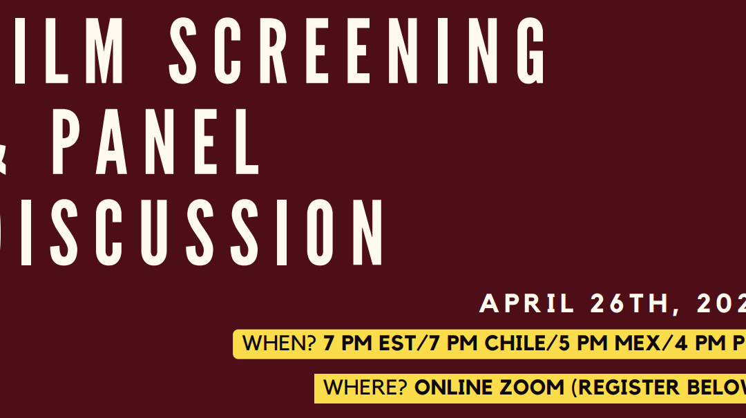 Virtual Film Screening & Panel Discussion: April 26, 2023