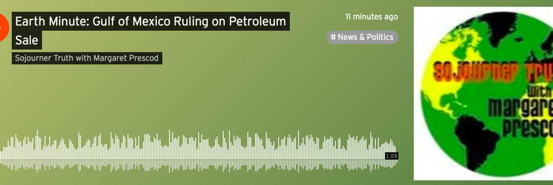 Earth Minute: Gulf of Mexico Ruling on Petroleum Sale